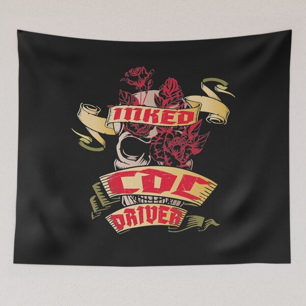 Item preview, Cdl Driver Inked Skull designed and sold by mytvtoday2020.