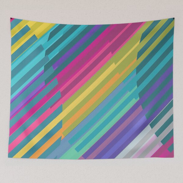 Item preview, Colorful Line and Circle Pattern designed and sold by Beneficial Art.