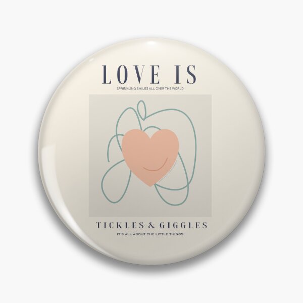 Item preview, Love is tickles and giggles. Sprinkling smiles all over the world. Caroline Laursen original designed and sold by Caroline Laursen.