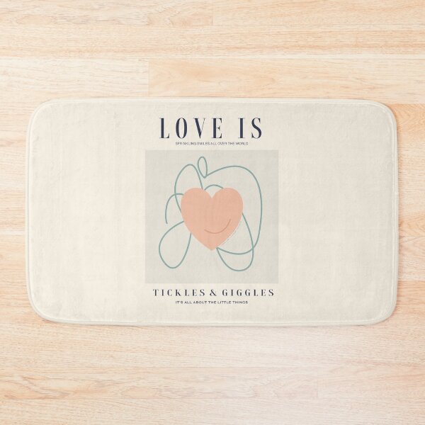 Item preview, Love is tickles and giggles. Sprinkling smiles all over the world. Caroline Laursen original designed and sold by Caroline Laursen.