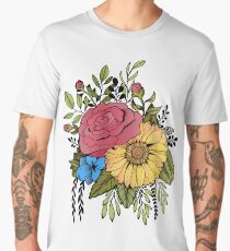 SUNFLOWER & ROSE Men's Premium T-Shirt