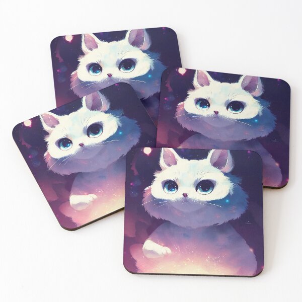 Item preview, Magical Fantasy Kitten | Chonky Persian Cat in Anime Style designed and sold by Pet Shelter.
