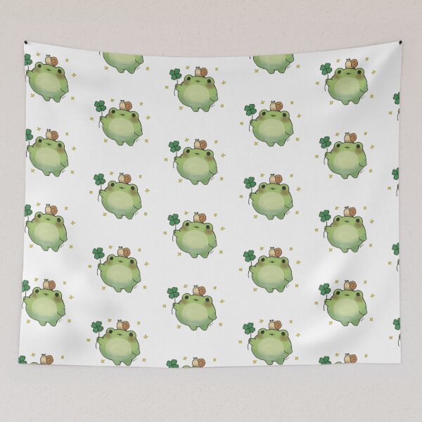 Item preview, cute frog wallpaper designed and sold by Cameron Carter.