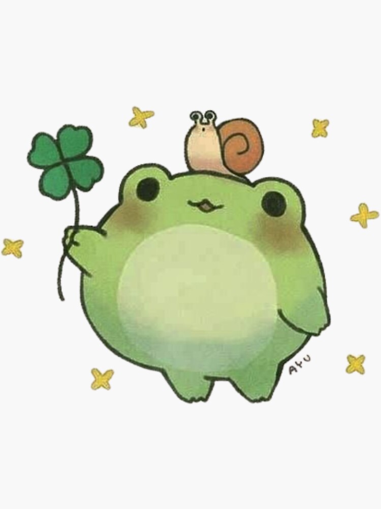 cute frog wallpaper | Sticker