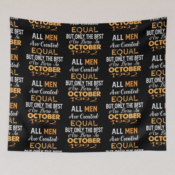 Item preview, All men are created equal but only the best are born in october 1992 designed and sold by The Nova Prints .