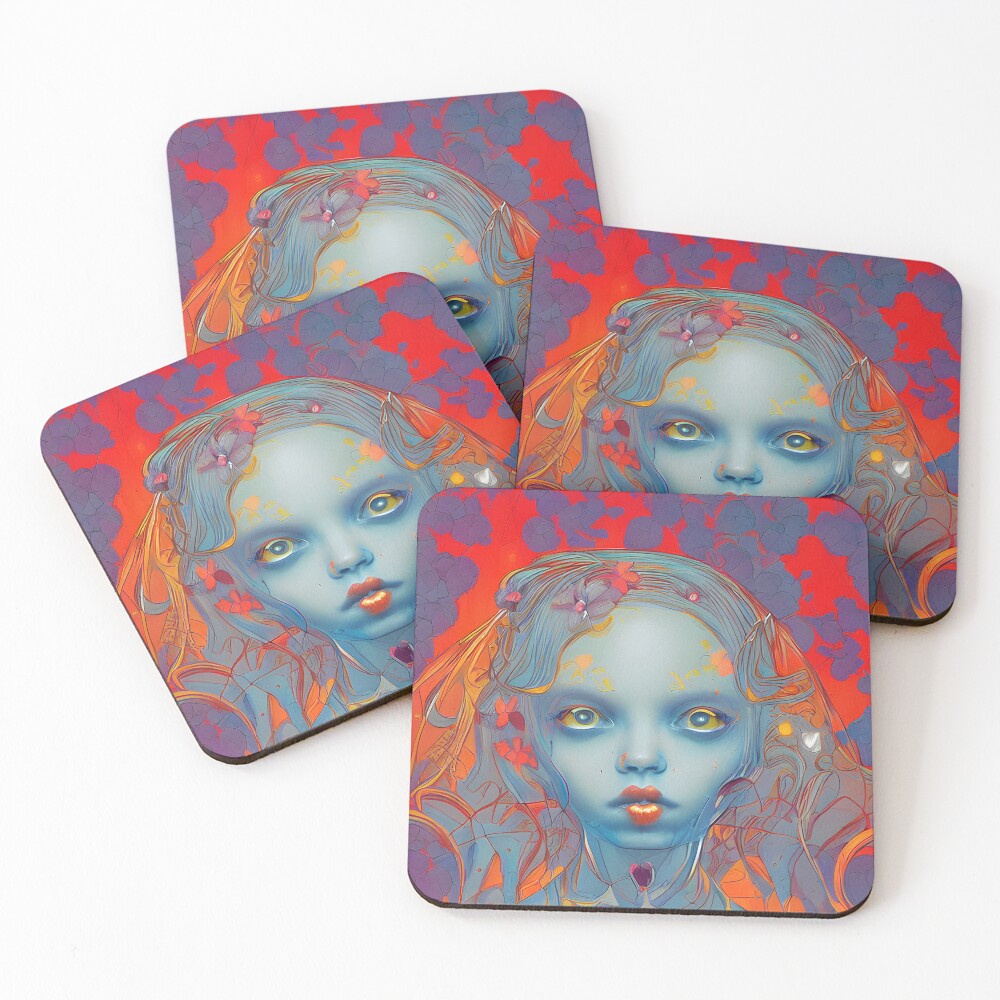 Item preview, Coasters (Set of 4) designed and sold by AbstractlyArt.