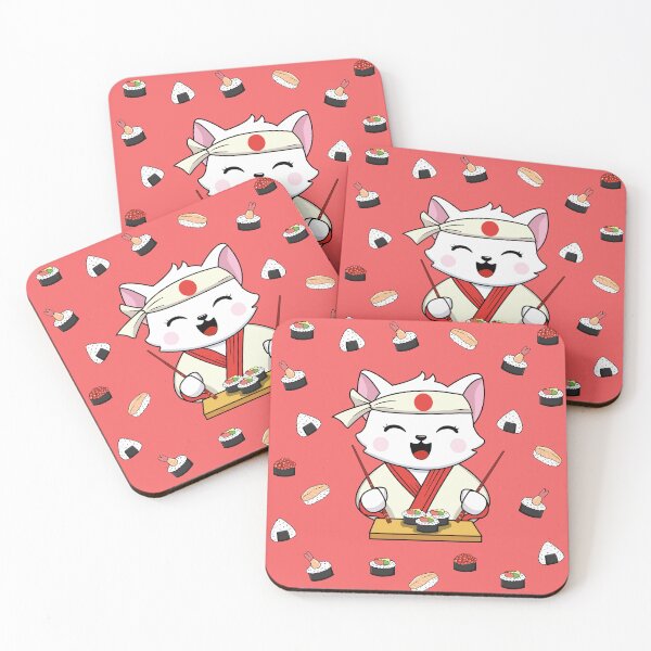 Item preview, Cat Sushi Chef | Japanese Cuisine | Kitty Lover designed and sold by Pisutachio.