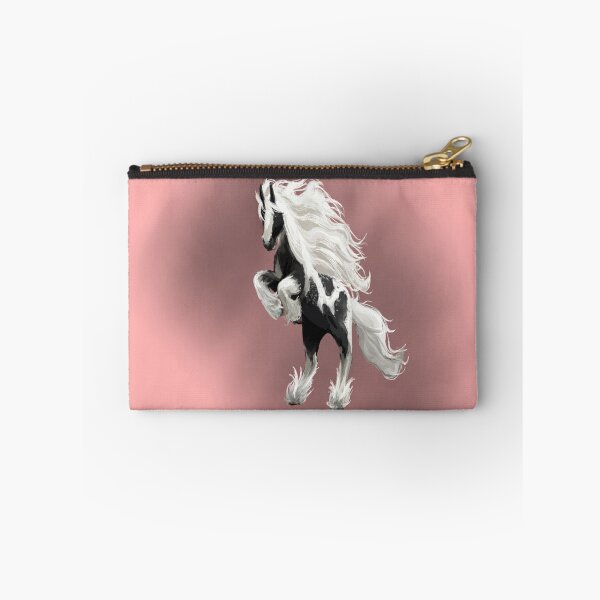 Item preview, Gypsy vanner horses black and white designed and sold by TVstuff.