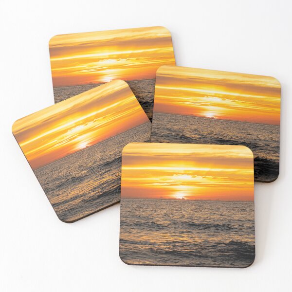 Item preview, Majestic Golden Sunise at Sea designed and sold by ShorelineImages.