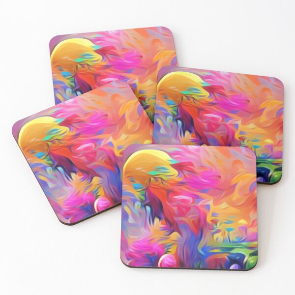 Item preview, Rainbow Abstract Art designed and sold by Subhankar Mandal.