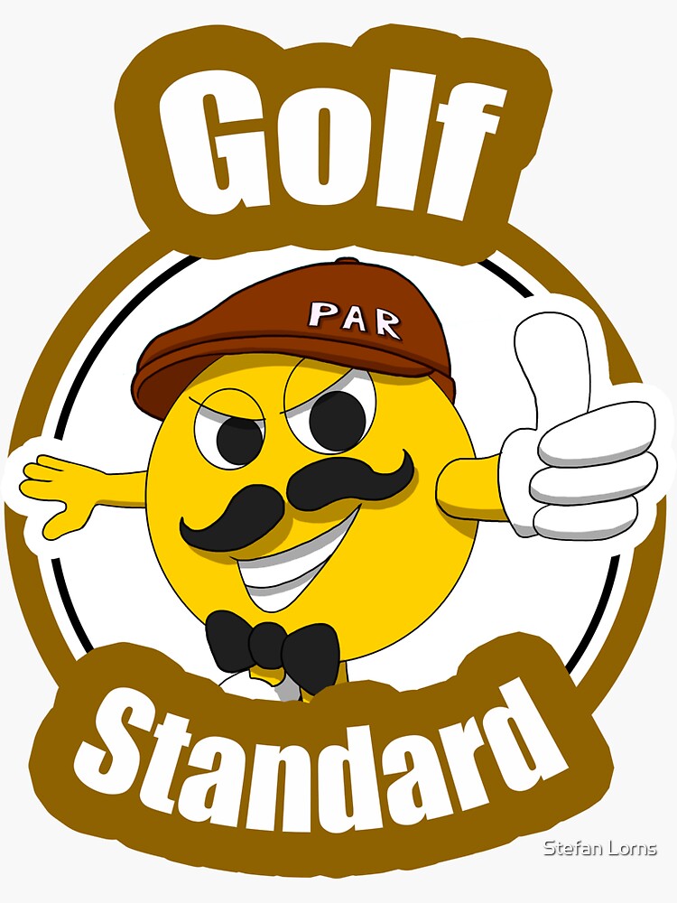 "Golf Standard PAR Golf Sticker" Sticker for Sale by stfnsp Redbubble