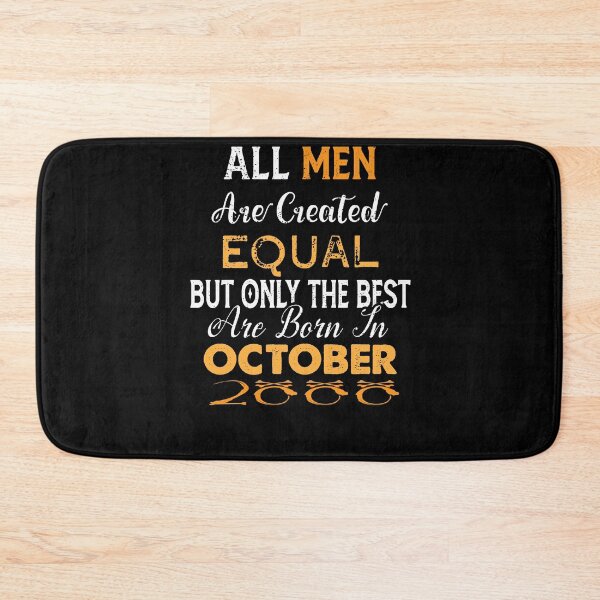 Item preview, All men are created equal but only the best are born in october 2000 designed and sold by The Nova Prints .