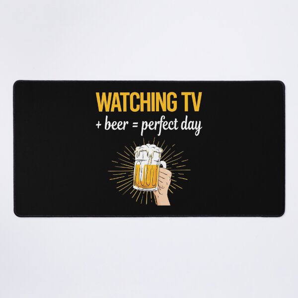 Item preview, Beer Perfect Day Watching TV designed and sold by WigglesDailey.
