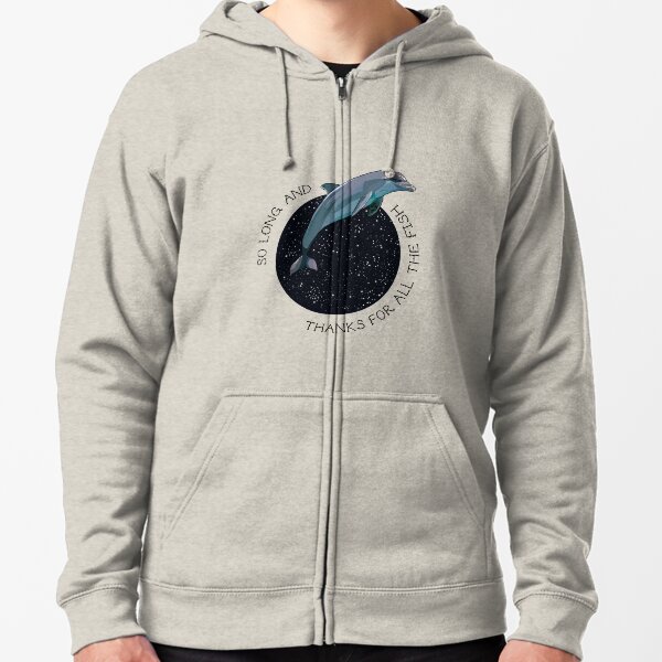 The Hitchhikers Guide to the Galaxy Zipped Hoodie
