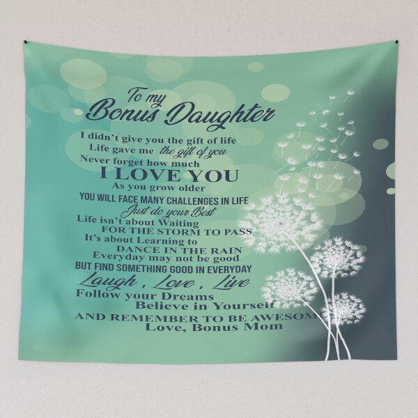 Item preview, Dandelion To My Bonus Daughter From Bonus Mom Never Forget How Much I Love You designed and sold by DerryReinhard.