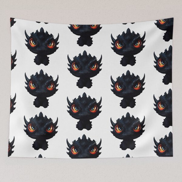 Item preview, Cute Black Dragon designed and sold by Lauren Van Allen.