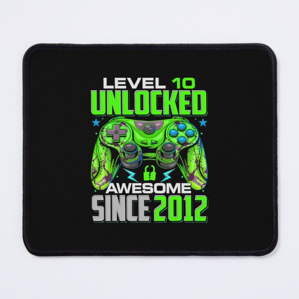 Item preview, Level 10 Unlocked Awesome Since 2012 10th Birthday Gaming Classic T-Shirt designed and sold by ThijmenDongen.