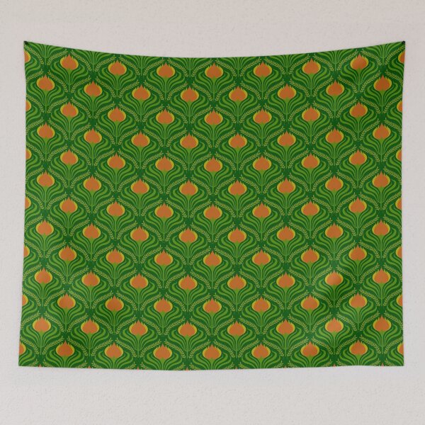 Item preview, Motion in Nature Series - Orange and Garden green [CP22083f] designed and sold by Carina Parry Studios.