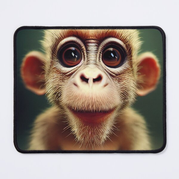 Item preview, Close up Monkey Portrait, realistic designed and sold by PeanutArtCorner.