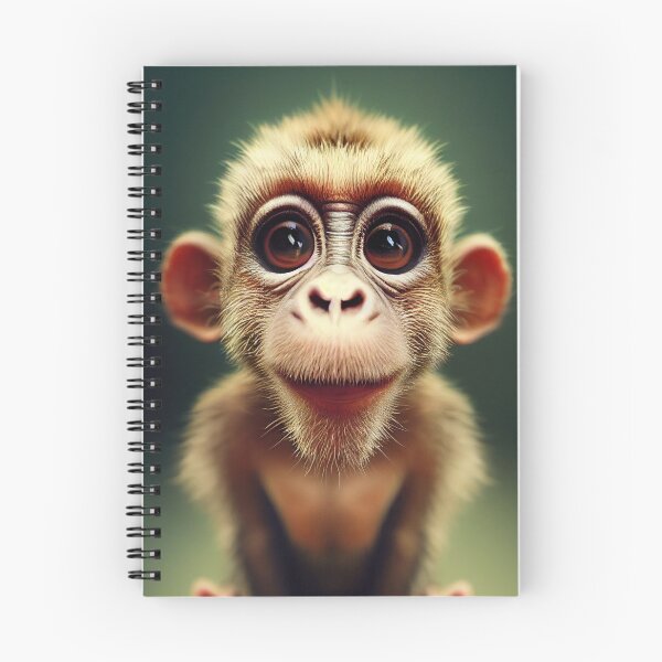 Item preview, Close up Monkey Portrait, realistic designed and sold by PeanutArtCorner.