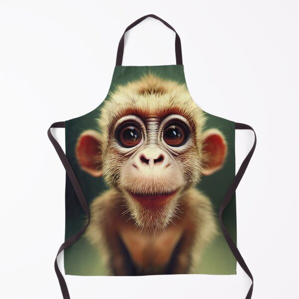 Item preview, Close up Monkey Portrait, realistic designed and sold by PeanutArtCorner.