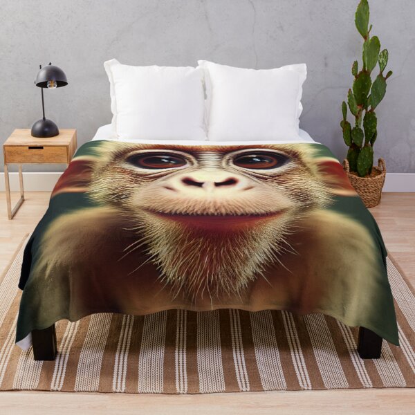 Item preview, Close up Monkey Portrait, realistic designed and sold by PeanutArtCorner.