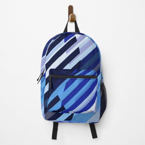 Item preview, Blue Shades Lines and Circles Pattern designed and sold by Beneficial Art.