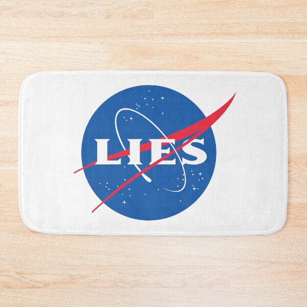 Item preview, NASA / LIES (Flat Earth merch) designed and sold by norgenorge.