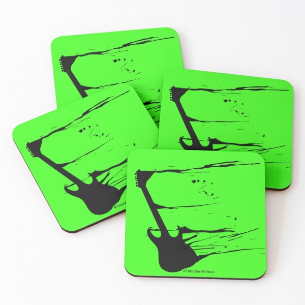Item preview, Guitar Black on Green designed and sold by SimonFox.
