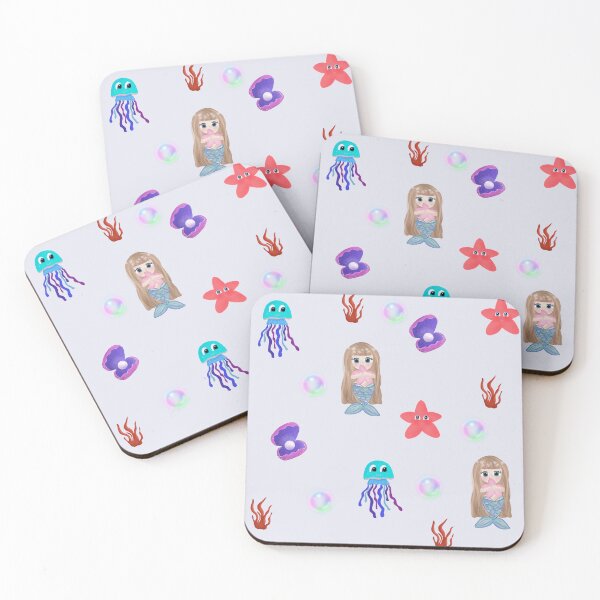 Item preview, Pattern Marmaid and marine life  designed and sold by StacyMint.
