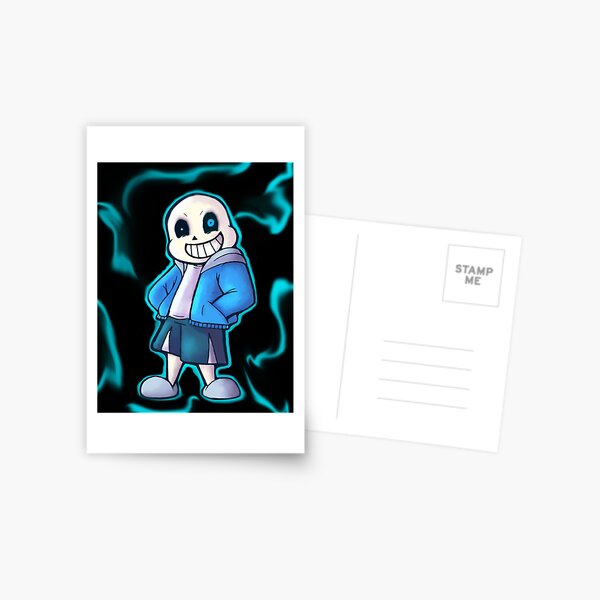 Undertale Sans Pixel Art Postcard for Sale by Pixel-Perfect