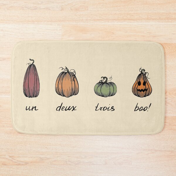 Item preview, Un deux trois boo! Pumpkin Jack O'Lantern Halloween designed and sold by TasiaZenzura.