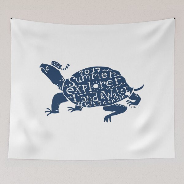 Item preview, Summer Explorer Merit Badge: Wisconsin Turtle! designed and sold by KyleWhiteInk.