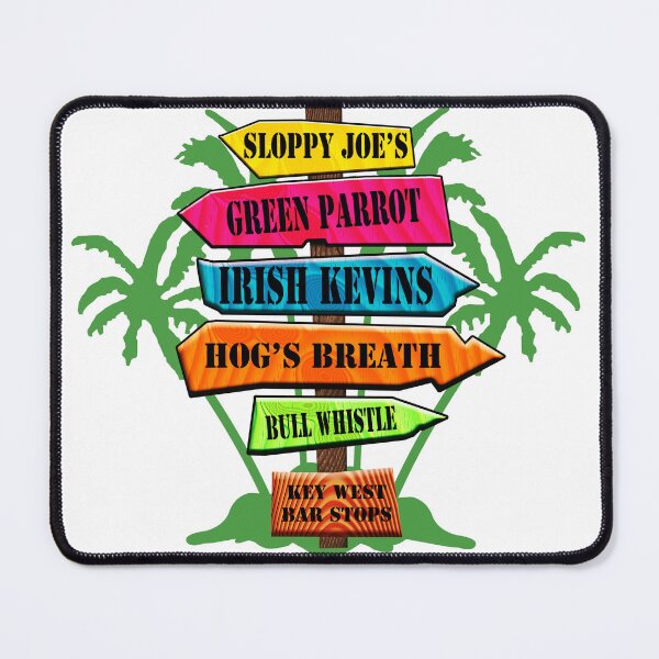 Item preview, KEY WEST BAR STOPS designed and sold by PhilsTees.