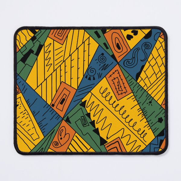 Item preview, background,hand drawn zigzag stripes, mexican, american ethnic backgrounds, orange. designed and sold by DMTJ.