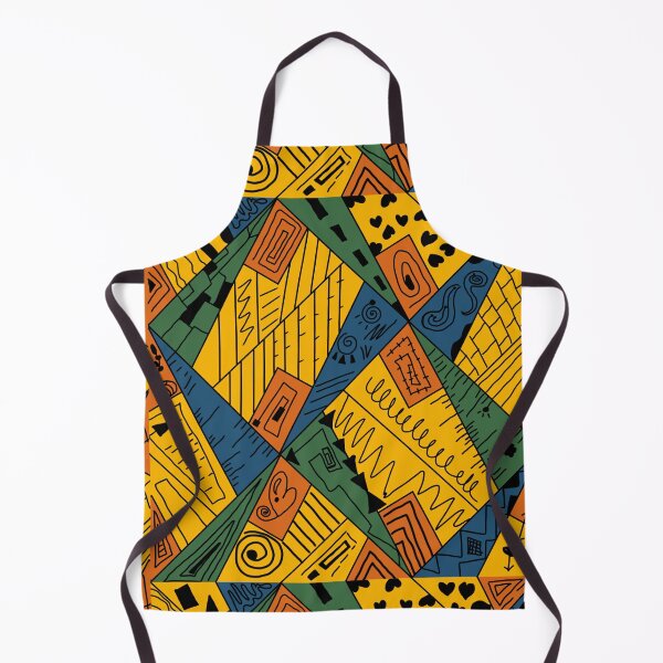 Item preview, background,hand drawn zigzag stripes, mexican, american ethnic backgrounds, orange. designed and sold by DMTJ.