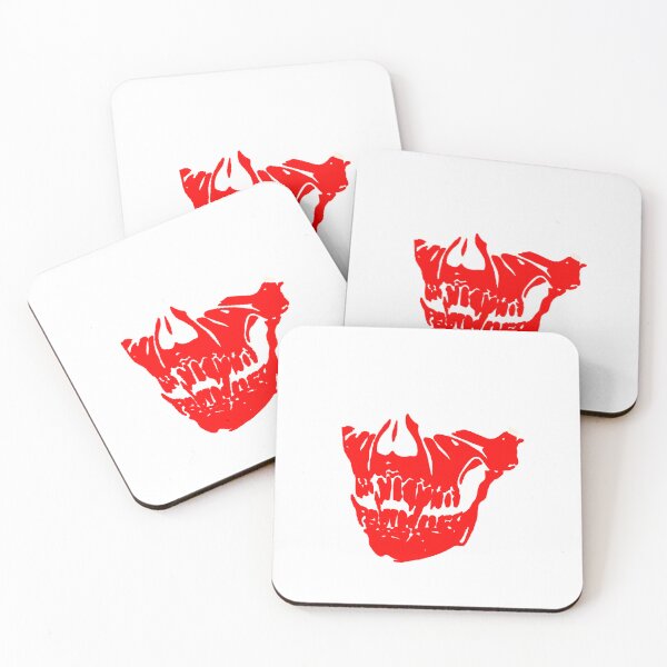 Item preview, Red lower half of skull face  designed and sold by Nnone.