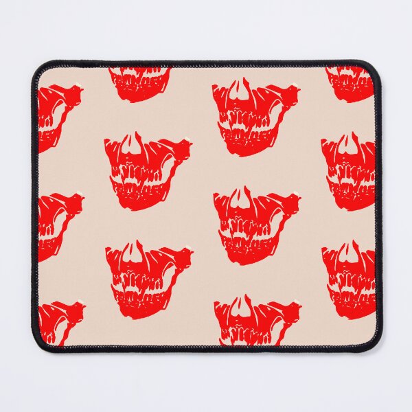 Item preview, Red lower half of skull face designed and sold by Nnone.