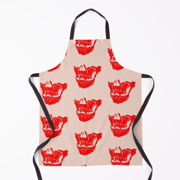 Item preview, Red lower half of skull face  designed and sold by Nnone.