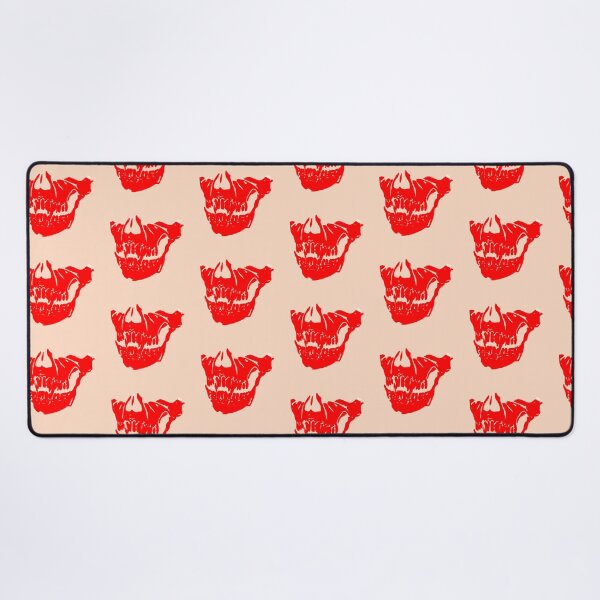 Item preview, Red lower half of skull face designed and sold by Nnone.