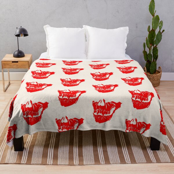 Item preview, Red lower half of skull face designed and sold by Nnone.
