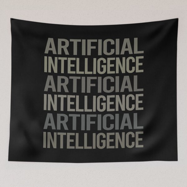 Item preview, Gray Text Art Artificial Intelligence AI designed and sold by TarynBrown3126.