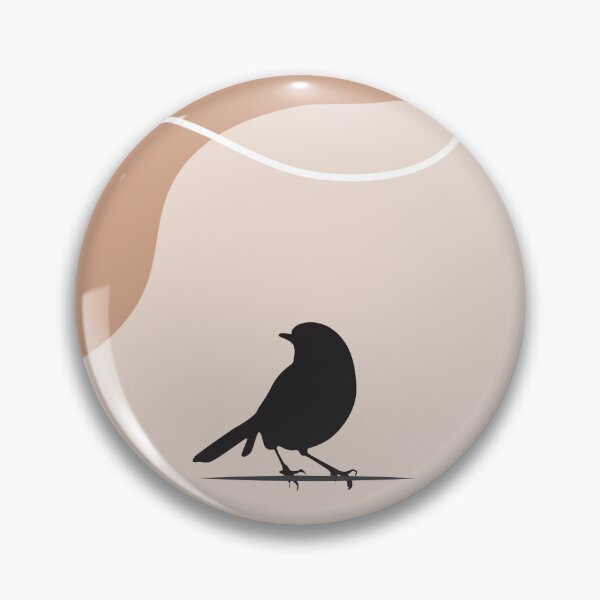 Item preview, Minimalist Avian Silhouette - Beige Elegance designed and sold by DonneeCreations.