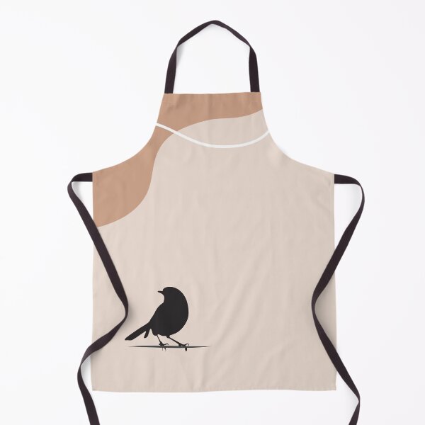 Item preview, Minimalist Avian Silhouette - Beige Elegance designed and sold by DonneeCreations.