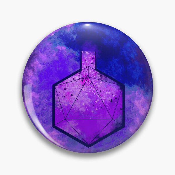Item preview, D20 Alchemy Bottle - Purple designed and sold by KopoArtyStuff.