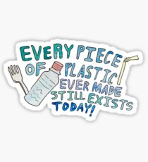 Plastikbewusstsein Sticker