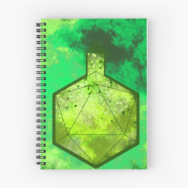 Artikelvorschau, D20 Alchemieflasche - Grün entworfen und verkauft von KopoArtyStuff.