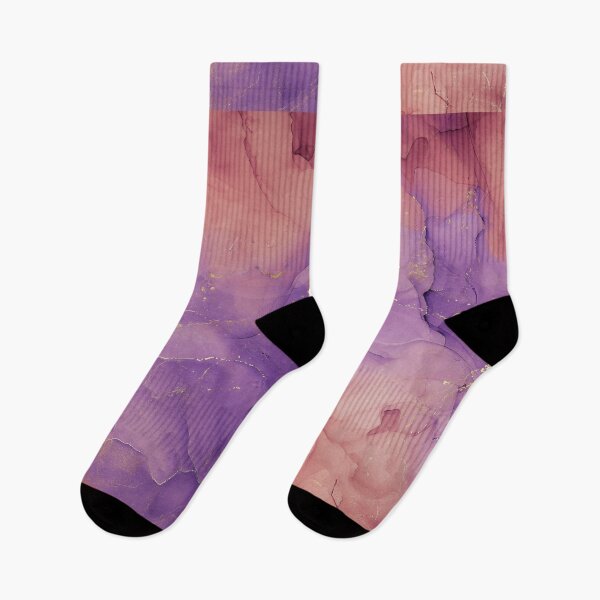 Item preview, Violet and Pink Golden Sparkly Abstract Art  designed and sold by ANZI-Shop.