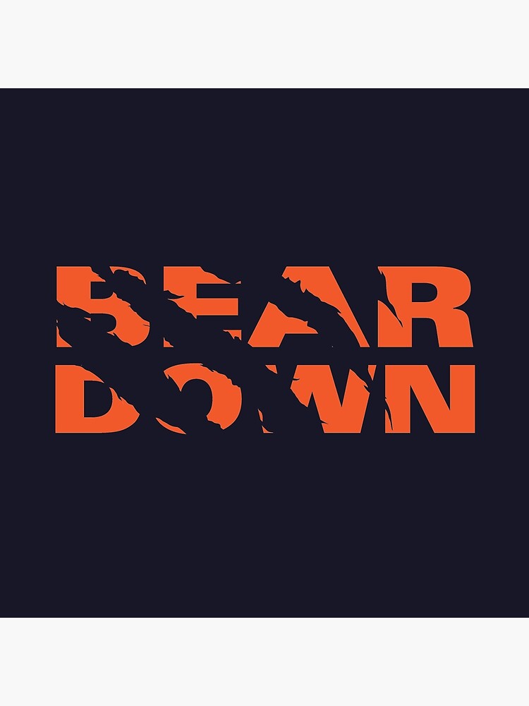 Chicago Bears - Bear Down - Claw Tear' Art Board Print for Sale by