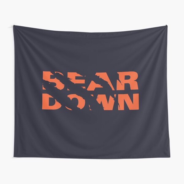 Chicago Bears - Bear Down - Claw Tear Tapestry
